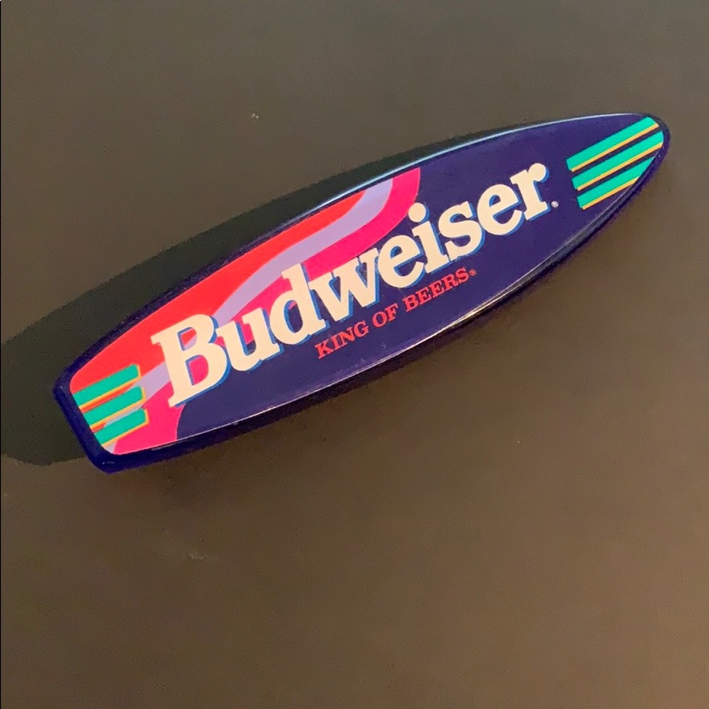 Vintage Budweiser beer tap